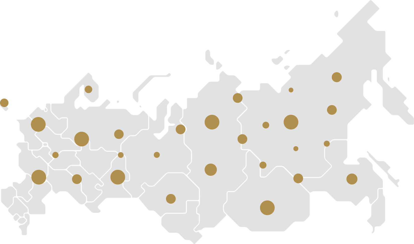 Карта доставки по России